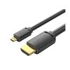 VENTION MICRO HDMI TO HDMI 4K HD CABLE 1M BLACK (AGIBF) (VENAGIBF)