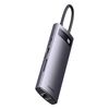 BASEUS HUB 8IN1 STARJOY SERIES, USB-C TO 3X USB 3.1 + HDMI + USB-C PD + RJ45 + MICROSD/SD (WKWG080213) (BASWKWG080213)