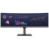 LENOVO MONITOR THINKVISION P49W-30 49'' DUAL QHD IPS, CURVED,RJ45, HDMI, USB-C, THUNDERBOLT, DISPLAY PORT, HEIGHT ADJUSTABLE, 3YEARSW