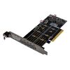POWERTECH ΚΆΡΤΑ ΕΠΈΚΤΑΣΗΣ PCIE X8 ΣΕ 2X M.2 M KEY NVME ST573