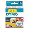 ΤΑΙΝΊΑ ΕΤΙΚΕΤΟΓΡΆΦΟΥ DYMO STANDARD 43618 6 MM X 7 M (ΜΑΎΡΑ ΓΡΆΜΜΑΤΑ ΣΕ ΚΊΤΡΙΝΟ ΦΌΝΤΟ) (S0720790) (DYMO43618)