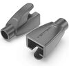 VENTION RJ45 STRAIN RELIEF BOOTS BLACK PVC TYPE 50-PACK (IODB0-50) (VENIODB0-50)