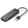 VENTION 4-PORT USB 2.0 HUB WITH POWER SUPPLY 0.5M BLACK (CHMBD) (VENCHMBD)