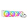 ARCTIC LIQUID FREEZER III 360MM A-RGB WHITE AIO CPU WATER COOLER 3X P12 PWM PST A-RGB FAN