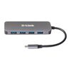 D-LINK USB-C TO 4-PORT USB 3.0 HUB WITH POWER DELIVERY (DUB-2340)