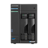 ASUSTOR NAS AS6602T LOCKERSTOR 2, DT, 2 BAYS HOT SWAP, INTEL CELERON J4125 2.0GHZ QC (BURST 2.7GHZ), 4GB (MAX 8GB), DUAL M.2 NVME SSD CACHING, 3XUSB3.2 GEN1, 2,5 GBEX2, HDMI 2.0A, WOL, WOW, IR, 3YW.