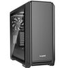 BEQUIET PC CHASSIS SILENT BASE 601 WINDOW BGW26, MIDI TOWER ATX, BLACK, W/O PSU, 1X14CM PURE WINGS 2 FAN, 1X14CM REAR PURE WINGS 2 FAN, 3YW.