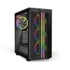 BEQUIET PC CHASSIS PURE BASE 500FX WINDOW BGW43, MIDI TOWER ATX, BLACK, ARGB LIGHTING, W/O PSU, 3X12CM LIGHT WINGS(FRONT), 1X14CM LIGHT WINGS 2 FAN (REAR), 3YW.