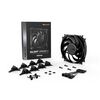 BEQUIET FAN SILENT WINGS 4 120MM BL092, 3 PIN, 1600RPM, 48,7CFM/82,74M3/H, 18,9 DB, LIFESPAN 300000H, BLACK, 5YW.