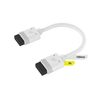 CORSAIR DIY CABLE ICUE LINK (2X100MM) WITH STRAIGHT CONNECTORS - WHITE - CL-9011129-WW