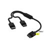 CORSAIR DIY ICUE LINK Y-CABLE SPLITTER (1X600MM) - BLACK