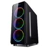SUPERCASE PC CHASSIS MAR01A, MIDI TOWER ATX, BLACK, W/O PSU, 3X 12CM FRONT FAN, 2YW.