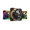 BEQUIET FAN LIGHT WINGS 120MM PWM HIGH-SPEED TRIPLE-PACK BL077, WITH ARGB HUB AND 3 LIGHT WINGS 120MM PWM HIGH SPEED BL073, 3YW.