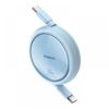 BASEUS CABLE USB-C TO USB-C  FREE2DRAW PD 100W 1M BLUE (P10364500311-00) (BASP10364500311-00)