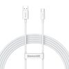 BASEUS SUPERIOR SERIES CABLE USB TO USB-C 65W PD 2M WHITE (CAYS001002) (BASCAYS001002)