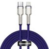 BASEUS CAFULE SERIES USB-C CABLE FOR LIGHTNING 20W 2M PURPLE (CATLJK-B05) (BASCATLJK-B05)