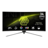 MSI MONITOR GAMING MAG 345CQR, CURVED VA UWQHD, 34", 21:9, 300CD/M2, 100.000.000:1, 1MS, 180HZ, 3440X1440, 2X HDMI/ DISPLAY PORT/ HEADPHONE OUT, BLACK, HAS, 3YW.