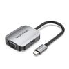 VENTION TYPE-C TO HDMI/VGA CONVERTER 0.15M GRAY ALUMINUM ALLOY TYPE (TDIHB) (VENTDIHB)