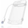 RAIDSONIC ICY BOX ΘΉΚΗ ΓΙΑ ΣΚΛΗΡΌ ΔΊΣΚΟ 2.5" SATA III ΜΕ ΣΎΝΔΕΣΗ USB 3.0 ΣΕ ΔΙΆΦΑΝΟ ΧΡΏΜΑ (IB-AC703-U3) (RSCIB-AC703-U3)