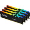 KINGSTON MEMORY KF556C40BBAK4-64 FURY BEAST BLACK RGB DDR5, 5600MT/S, 64GB,KIT OF 4