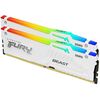 KINGSTON MEMORY KF560C30BWEAK2-32 FURY BEAST WHITE RGB  DDR5, 6000MT/S, 64GB KIT OF 2
