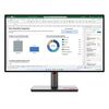 LENOVO MONITOR THINKVISION P27Q-30 27'' QHD IPS, HDMI,DISPLAY PORT, USB, HEIGHT ADJUSTABLE,3YEARSW