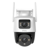 IMOU IP CAMERA CRUISER DUAL 10MP IPC-S7XP-10M0WED-0360B-IMOU, OUTDOOR, 5MP FIXED & 5 MP PAN&TILT PTZ CAMERA, H.265/H.264, 8X DIGITAL ZOOM,WIFI, ETHERNET 100MBPS, MICRO SD UP TO 256GB SLOT, MIC&SPEAKER, 2 WAY TALK, BUILT IN SIREN, DC 12V, 2YW.