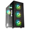 KOLINK OBSERVATORY HF PLUS MESH ARGB PWM MIDI TOWER CASE - BLACK (WITH 6X120MM ARGB PWM FANS)