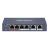 HIKVISION 6 PORT SMART MANAGED 100MBPS POE SWITCH EI SERIES (DS-3E1106HP-EI) (HKVDS-3E1106HP-EI)