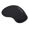 POWERTECH MOUSE PAD PT-1293 ΜΕ ΣΤΉΡΙΓΜΑ ΚΑΡΠΟΎ, 23X19X1.8CM, ΜΑΎΡΟ