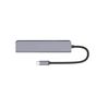 MEDIARANGE USB TYPE-C 5 IN-1 MULTIPORT ADAPTER WITH 2XHDMI OUT SILVER (MRCS511)