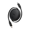 BASEUS FREE2PULL MINI USB-C TO USB-C USB CABLE 60W. 1. BLACK (P10364500111-01) (BASP10364500111-01)