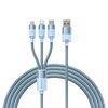 BASEUS ΚΑΛΏΔΙΟ USB 3ΣΕ1 STARSPEED SERIES. USB-C + MICROUSB + LIGHTNING 1.2M ΓΑΛΆΖΙΟ (CAXS000017) (BASCAXS000017)