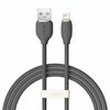 BASEUS JELLY LIQUID SILICA GEL USB TO LIGHTNING CABLE ΜΑΎΡΟ 1.2M (CAGD000001) (BASCAGD000001)
