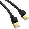 BASEUS ΚΑΛΏΔΙΟ ΔΙΚΤΎΟΥ ETHERNET RJ45 CAT 7 UTP FLAT 3M ΜΑΎΡΟ (B00133207111-03) (BASB00133207111-03)