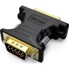VENTION VGA MALE TO FEMALE ADAPTER BLACK (DDFB0) (VENDDFB0)