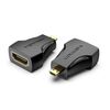 VENTION MICRO HDMI MALE TO HDMI FEMALE ADAPTER BLACK (AITB0) (VENAITB0)