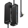 CABLETIME DOCKING STATION CT-CMHD61G, 6 ΘΥΡΏΝ, USB-C ΣΎΝΔΕΣΗ, 4K, 60W, ΜΑΎΡΟ