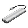 CABLETIME DOCKING STATION CT-CMHD91, 9 ΘΥΡΏΝ, USB-C ΣΎΝΔΕΣΗ, 4K, 100W, ΓΚΡΙ