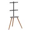 BRATECK ΒΆΣΗ ΔΑΠΈΔΟΥ FS28-44F-04 ΓΙΑ ΤΗΛΕΌΡΑΣΗ 43-65" ΈΩΣ 35KG, ΜΕ ΡΆΦΙ