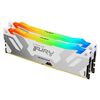 KINGSTON MEMORY KF576C38RWAK2-32  FURY RENEGADE WHITE RGB DDR5, 7600MT/S, 32GB KIT OF 2