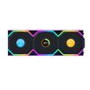 LIAN LI UNIFAN SL WIRELESS LCD 120 -3PCS REVERSE BLACK (TRIPLE PACK INCLUDE CONTROLLER) - CASE FAN