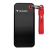 VERBATIM POCKET SSD USB 3.2 1TB 2.5&QUOT; BLACK / RED
