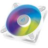 ARCTIC P12 PWM PST A-RGB WHITE 0DB – 120MM PRESSURE OPTIMIZED CASE FAN PWM CONTROLLED SPEED WITH PST