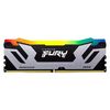 KINGSTON MEMORY CUDIMM KF584CU40RSA-24 FURY RENEGADE SILVER RGB DDR5, 8400MT/S, 24GB