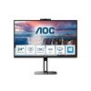 MONITOR AOC 24V5CW 23.8'' FHD IPS 75HZ 4MS, HDMI, DISPLAYPORT, USB, TILT, HEIGHT ADJUSTABLE, SWIVEL, PIVOT, WEB CAMERA, SPEAKERS, 3Y - 24V5CW-BK