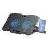 POWERTECH ΒΆΣΗ & ΨΎΞΗ LAPTOP PT-1346, ΈΩΣ 15.6", 2X 125MM LED FAN, ΜΑΎΡΗ