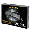 ADATA SSD M.2 NVME PCI-E GEN4 2 TB LEGEND 860 SLEG-860-2000GCS, M.2 2280, NVME PCI-E GEN4X4, READ 6000MB/S, WRITE 5000MB/S, 5YW.