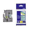 BROTHER TZE-721 LABELLING TAPE CASSETTE – BLACK ON GREEN, 9MM WIDE (TZE721) (BROTZE721)