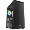 SHARKOON M30 RGB GAMING MIDI TOWER ΚΟΥΤΊ ΥΠΟΛΟΓΙΣΤΉ ΜΕ ΠΛΑΪΝΌ ΠΑΡΆΘΥΡΟ ΜΑΎΡΟ (M30RGB ) (SHRM30RGB )